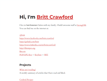 Tablet Screenshot of brittcrawford.com